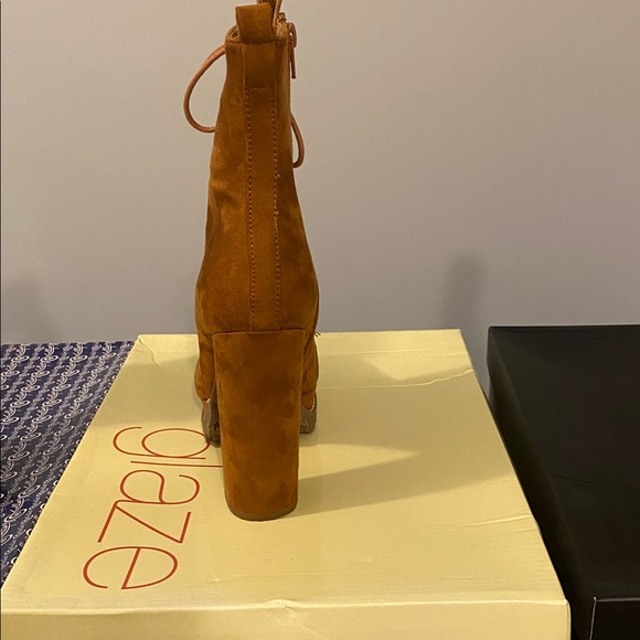 Glaze Tan Ankle Boots - Picture 4 of 5